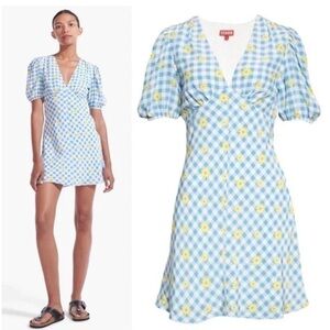 STAUD | Dresses | Staud Mini Perla Linen Dress | Poshmark